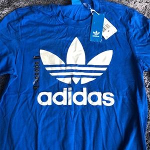 Men’s Blue Adidas logo tshirt